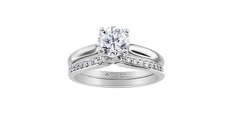 18k Canadian Diamond Solitaire Engagement Ring