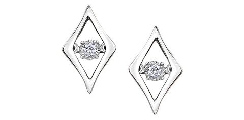 10k Marquise Dancing Diamond Earrings