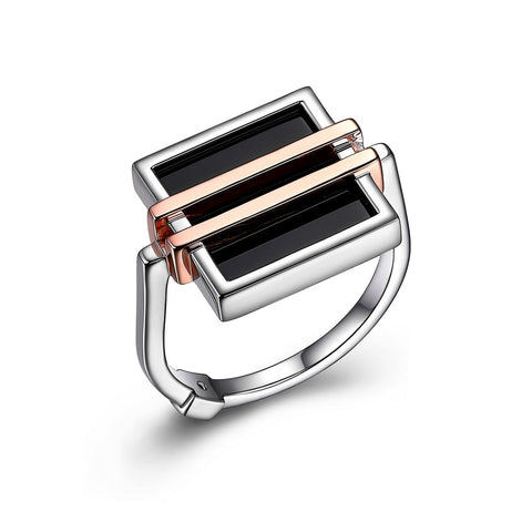 Elle - Sterling Silver "Midnight" Ring