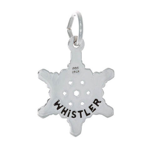 Sterling Silver Detailed Snowflake Charm