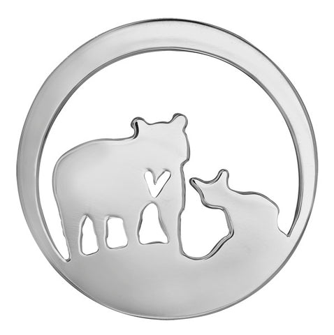 Sterling Silver Jeanie Bear Pendant