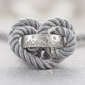 14k White Gold Diamond Snowfall Stacker Ring | Luxury Anniversary Band