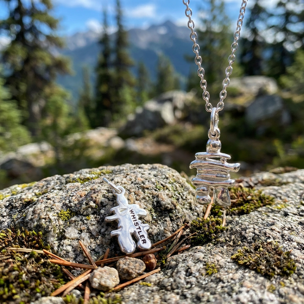 Sterling Silver Inukshuk Charm | Iconic Canadian Keepsake | 2 Sizes