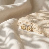 14k Two-Tone Canadian Gold Diamond Jeanie Bear Stud Earrings | Ethical Luxury Gift