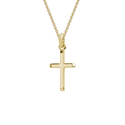 14k Yellow Gold Cross Pendant