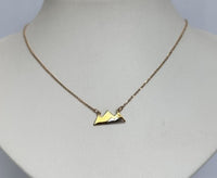 10K Yellow Gold Whistler Mountain Stationary Pendant | Whistler Keepsake