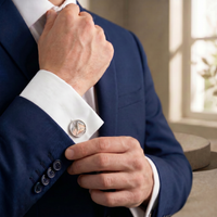 Sterling Silver Whistler Mountain Cufflinks