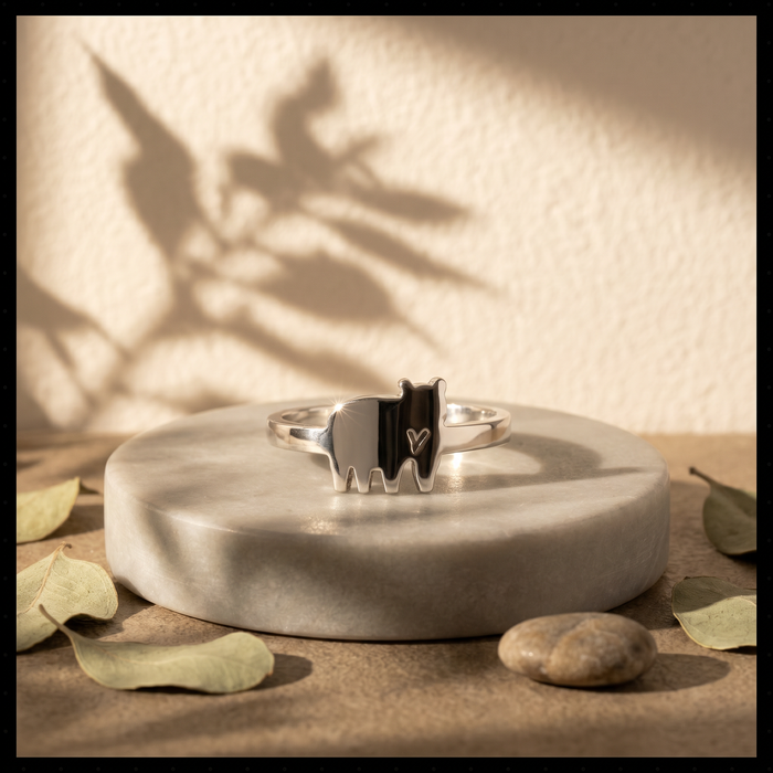 Sterling Silver Jeanie Bear Ring | Ethical Whistler Gift | Handcrafted in Canada