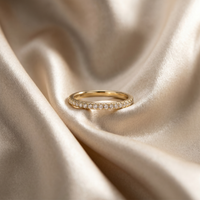 10k White Diamond Wedding Band | Whistler Keepsake