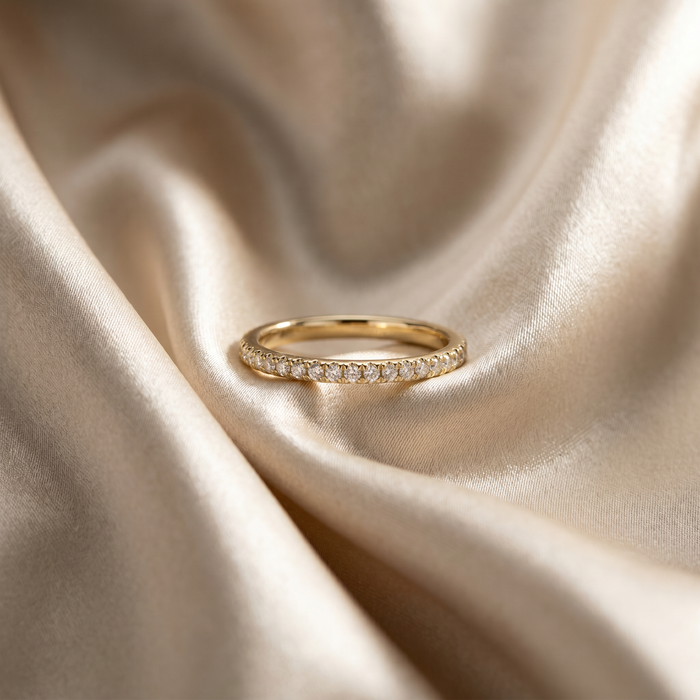10k White Diamond Wedding Band | Whistler Keepsake