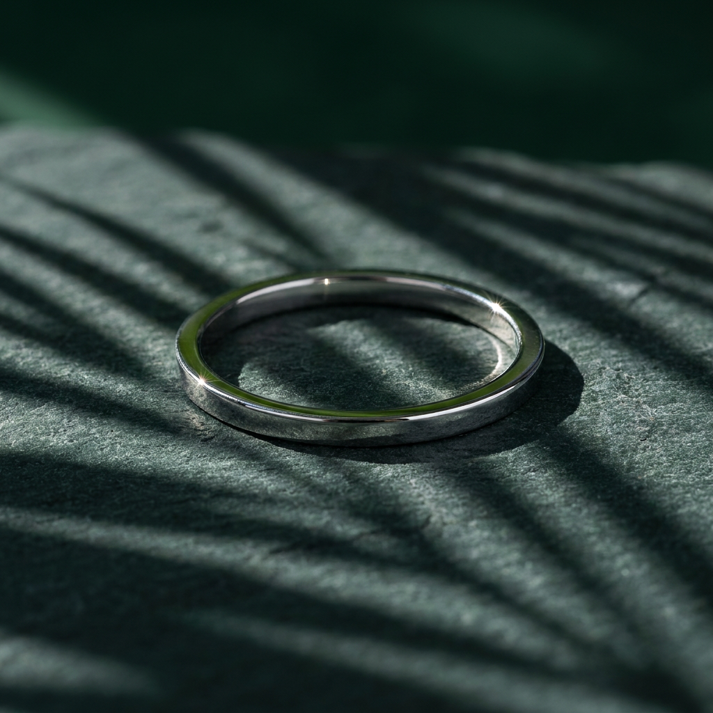 10k Gold 1mm Stacker Band Ring | Whistler Keepsake