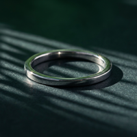 10k Gold 1mm Stacker Band Ring | Whistler Keepsake