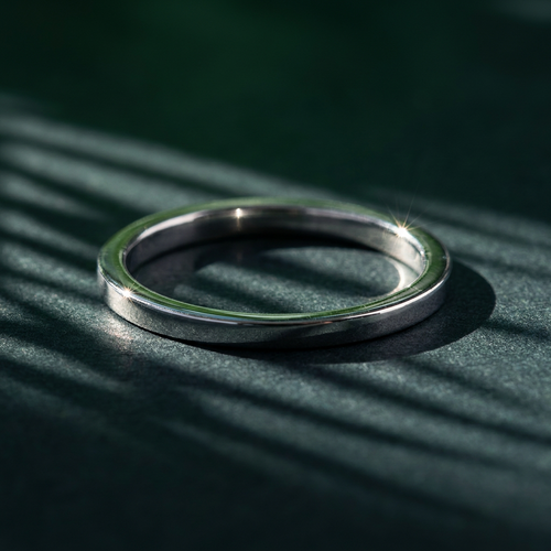 10k Gold 1mm Stacker Band Ring | Whistler Keepsake