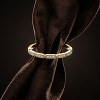 10k Yellow Gold Diamond Antique Milgrain Stacker Ring | 0.08ct | Whistler Keepsake