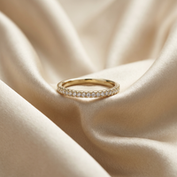 10k White Diamond Wedding Band | Whistler Keepsake