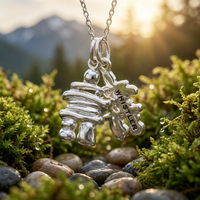 Sterling Silver Inukshuk Charm | Iconic Canadian Keepsake | 2 Sizes