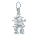 Sterling Silver Inukshuk Charm | Iconic Canadian Keepsake | 2 Sizes