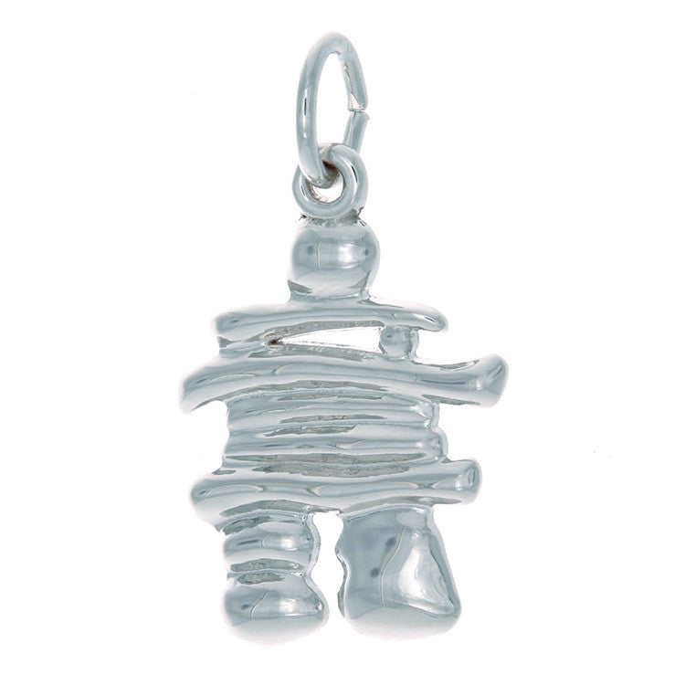 Sterling Silver Inukshuk Charm | Iconic Canadian Keepsake | 2 Sizes
