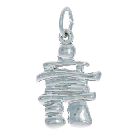 Sterling Silver Inukshuk Charm