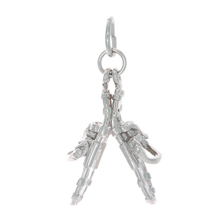 Sterling Silver Snowshoes Charm | Whistler Mountain Keepsake