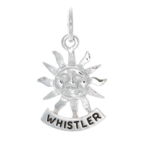 Sterling Silver Whistler Sun Charm