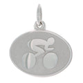 Sterling Silver Cyclist Charm | Whistler Mountain Bike Keepsake