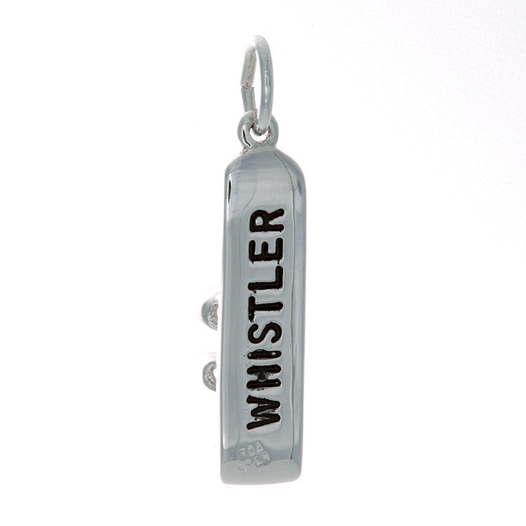 Sterling Silver Snowboard Charm | Whistler Blackcomb Keepsake