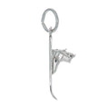 Sterling Silver Ski & Boot Charm | Whistler Mountain Keepsake