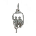 Sterling Silver Ski Lift Charm | Whistler Mountain Keepsake | 3D Design
