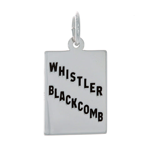 Sterling Silver Mountain Scene Charm