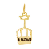 10k Yellow Gold Gondola Charm | Whistler Blackcomb Luxury Keepsake
