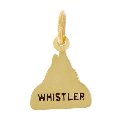 10k Yellow Gold Mountain Charm