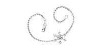 14k White Gold Canadian Diamond Snowflake Bracelet | 0.10ct | Whistler Winter Keepsake