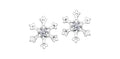 14k Canadian Diamond Snowflake Earrings
