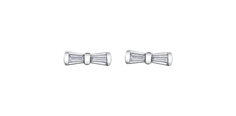 10k "Bowtie" Diamond Stud Earrings