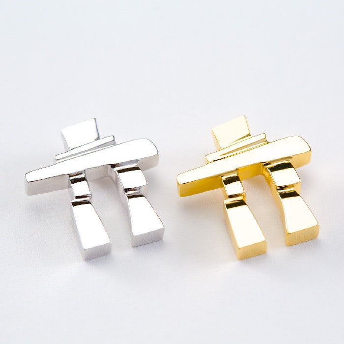 14k White Gold Inukshuk Pendant