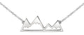 Sterling Silver Whistler Mountain Pendant | Whistler Blackcomb Keepsake