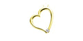 10k Yellow Gold Canadian Diamond Heart Pendant | Whistler Keepsake