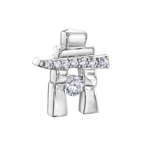 "25th Anniversary" Canadian Diamond Inukshuk Pendant