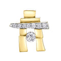 "25th Anniversary" Canadian Diamond Inukshuk Pendant