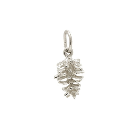 Sterling Silver Pine Cone Charm