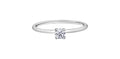 10k Canadian Diamond Solitaire Engagement Ring
