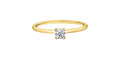 10k Canadian Diamond Solitaire Engagement Ring