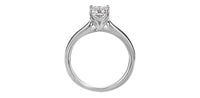 18k White Gold Canadian Diamond Princess Cut Solitaire Engagement Ring | 0.50ct | Whistler Bridal