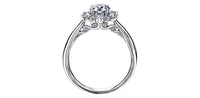 18k White Gold Canadian Diamond Snowflake Engagement Ring | 0.60cttw | Whistler Bridal