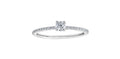 10k White Gold Canadian Diamond Solitaire Engagement Ring | 0.31cttw | Accessible Bridal