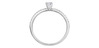 10k White Gold Canadian Diamond Solitaire Engagement Ring | 0.31cttw | Accessible Bridal