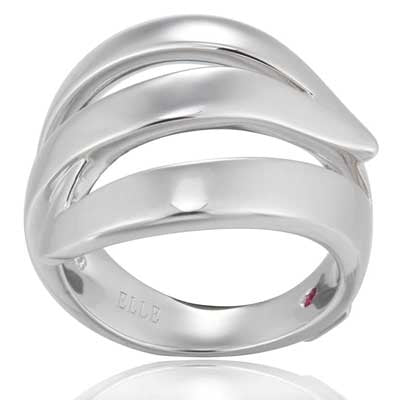 Elle - Sterling Silver "Waves" Ring