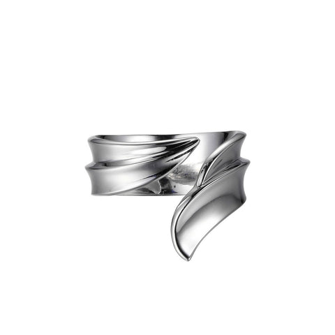 Elle - Sterling Silver Wave Ring