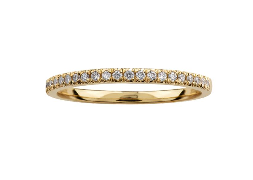 10k White Diamond Wedding Band | Whistler Keepsake